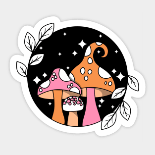 Magical Mushrooms Sticker